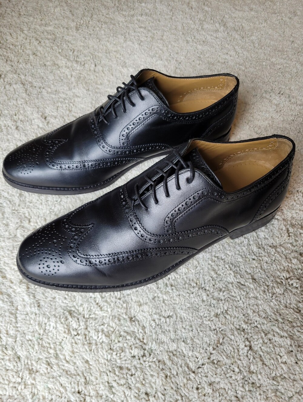Classic Cole Haan Black Men’s Dress Wingtip Amazing Condition S-11 Price Is Firm